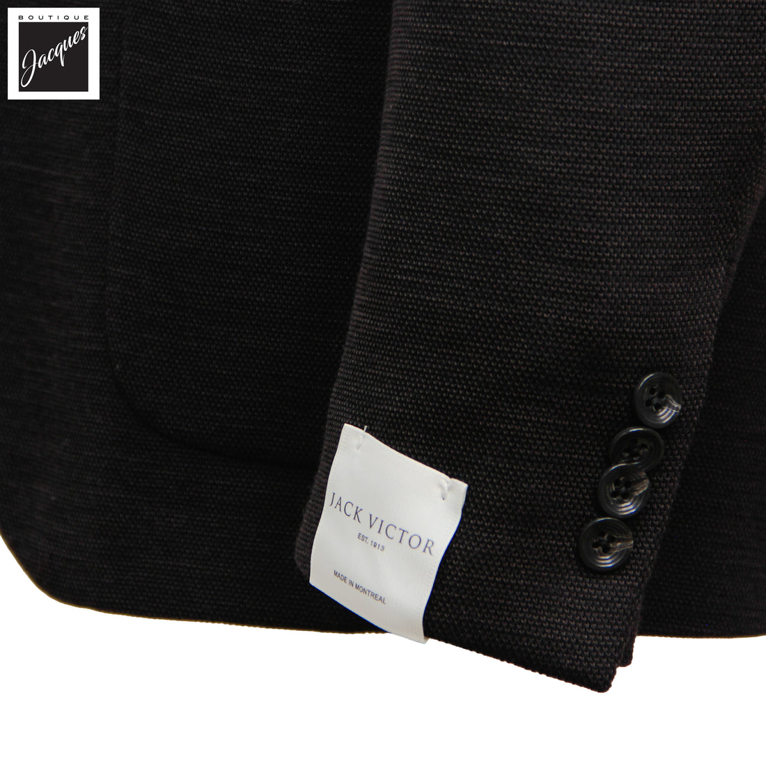 Brown Wool Stretch Hampton Contemporary Fit Knitted Sport Jacket - Jack Victor