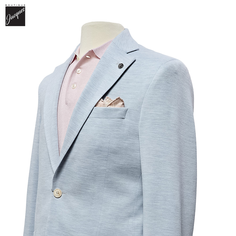 Ice Blue Loro Piana Wool Hartford Contemporary Fit Sport Jacket - Jack Victor - Boutique Jacques International