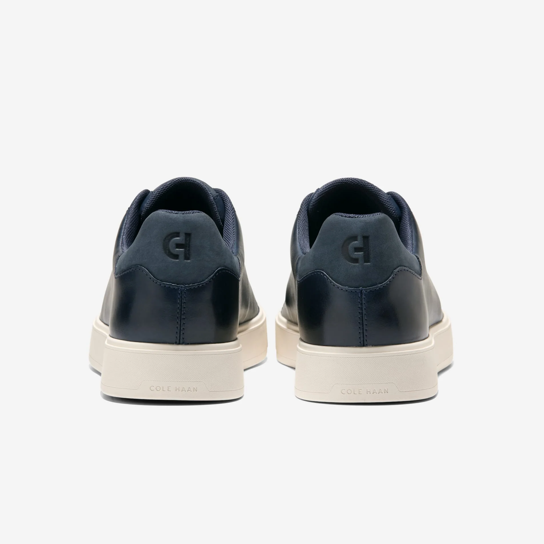 Navy / Ivory Leather GrandPrø Luxe Slip-On Sneakers - Cole Haan