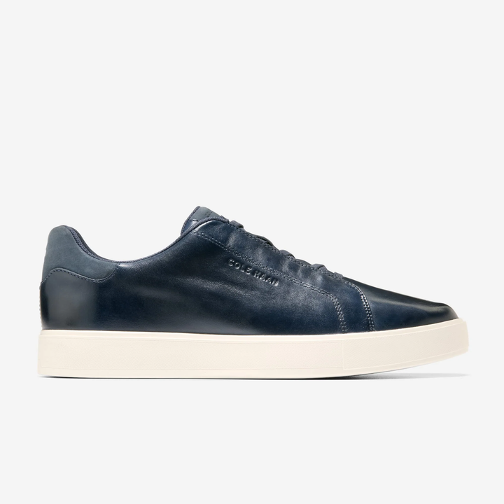 Navy / Ivory Leather GrandPrø Luxe Slip-On Sneakers - Cole Haan