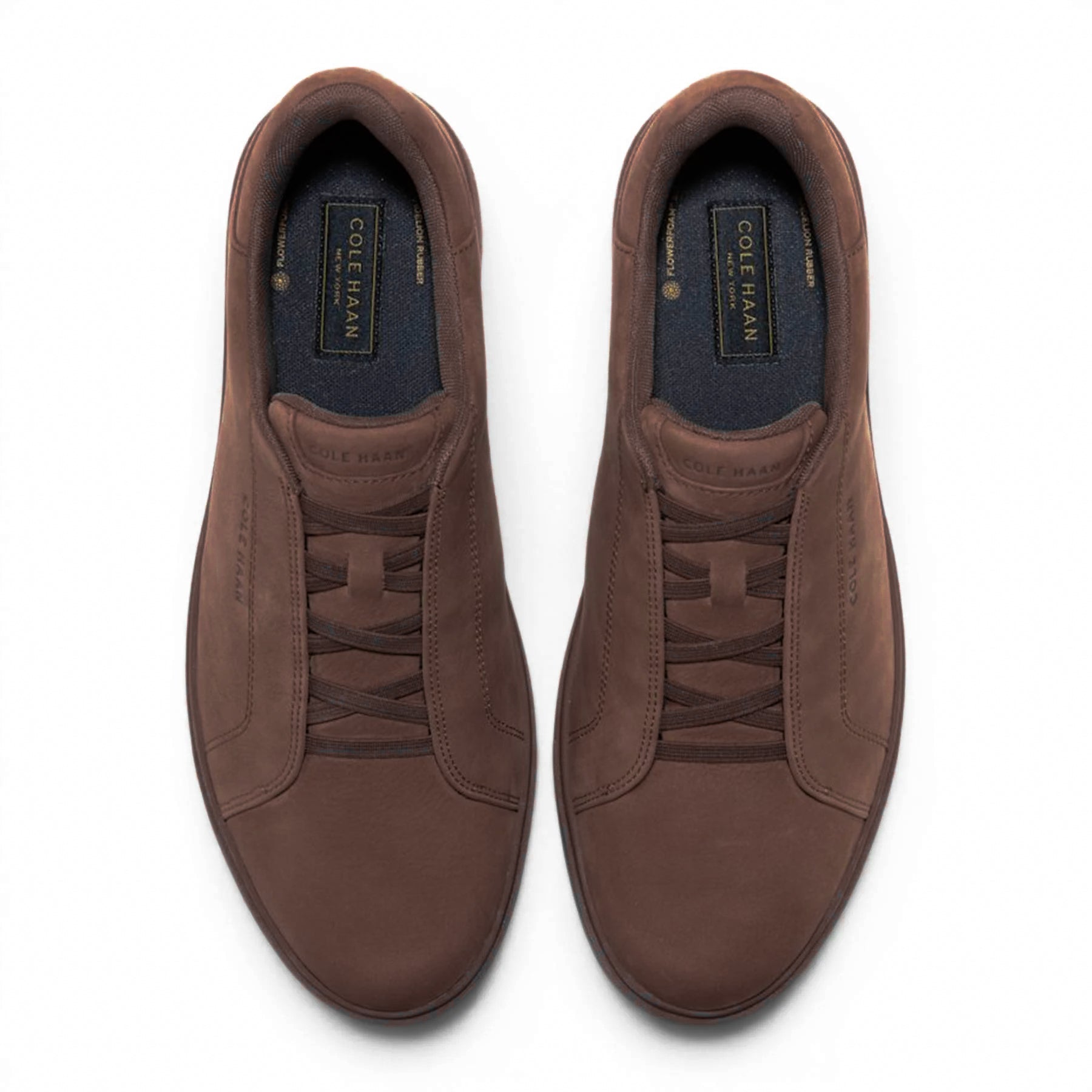Chestnut Brown Nubuck GrandPrø Luxe Slip-On Sneakers - Cole Haan