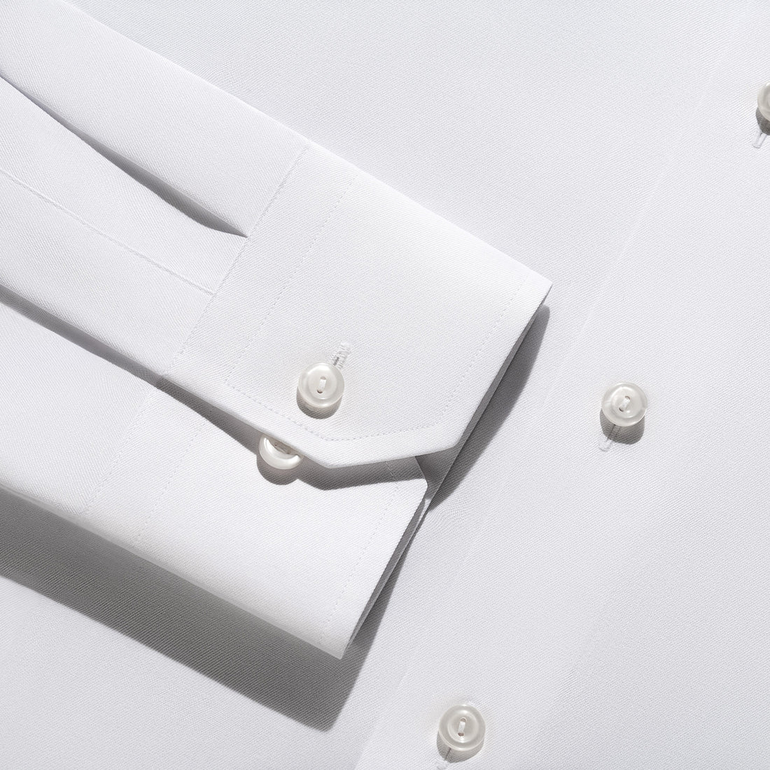 White Signature Twill Slim Fit Dress Shirt - ETON - Boutique Jacques International