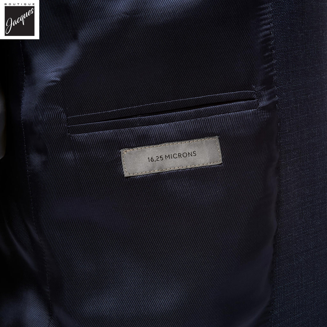 Dark Blue Semi-Solid Super 150s Wool Modern Fit Suit - Corneliani