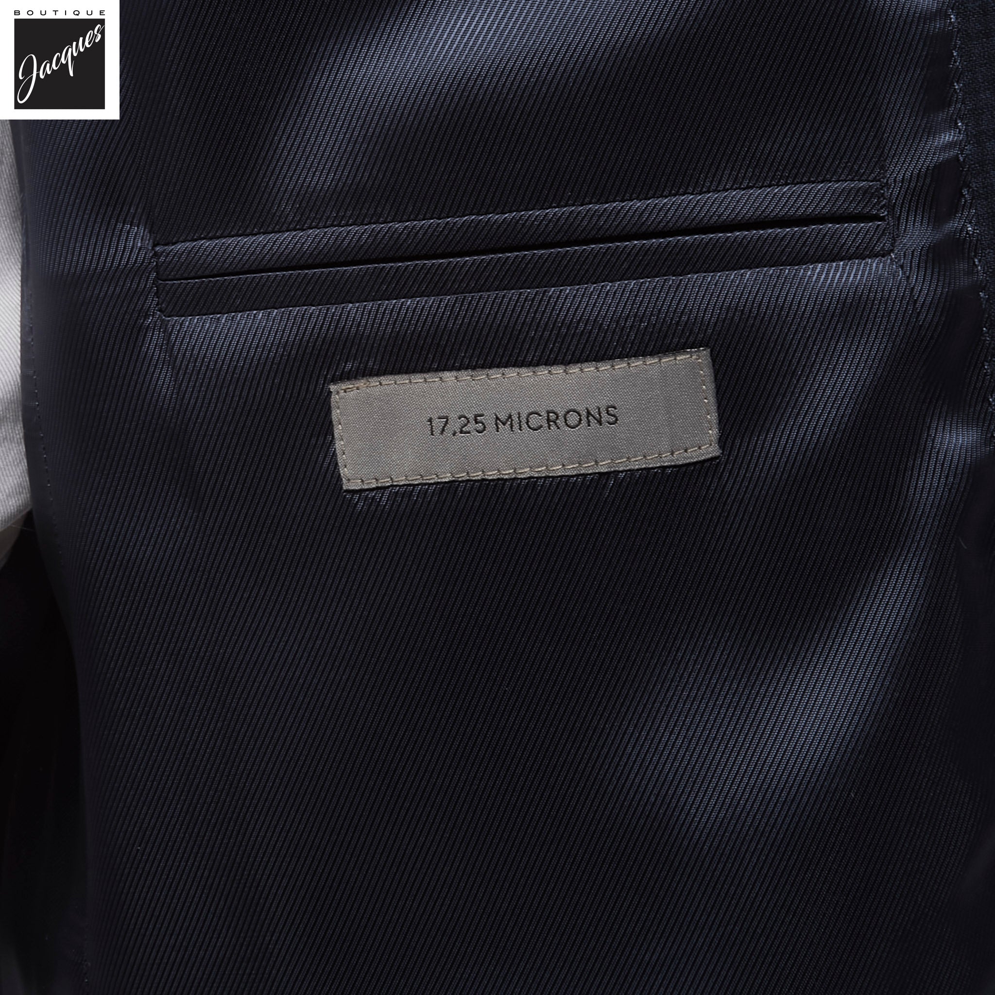 Blue & Black Microcheck Super 130s Wool Modern Fit Suit - Corneliani - Boutique Jacques International