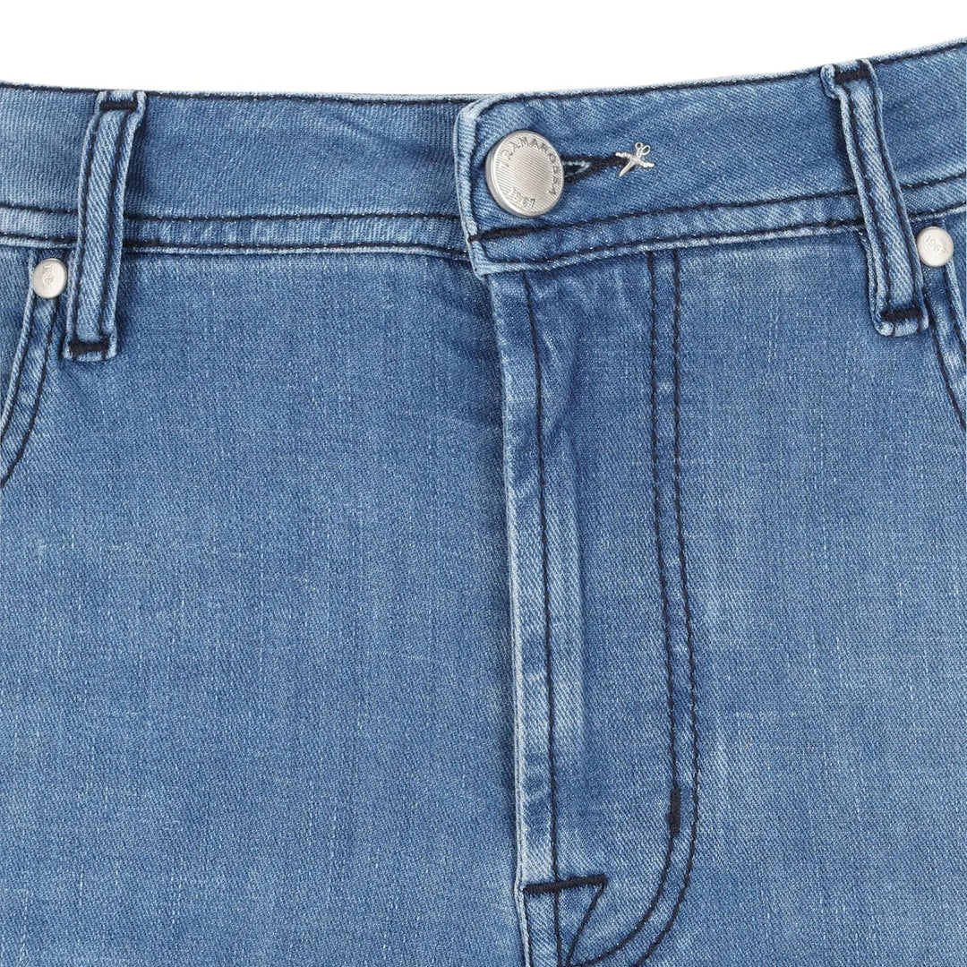 Azure Used R-Elax Michelangelo Modern Fit Super-Stretch Denim - TRAMAROSSA