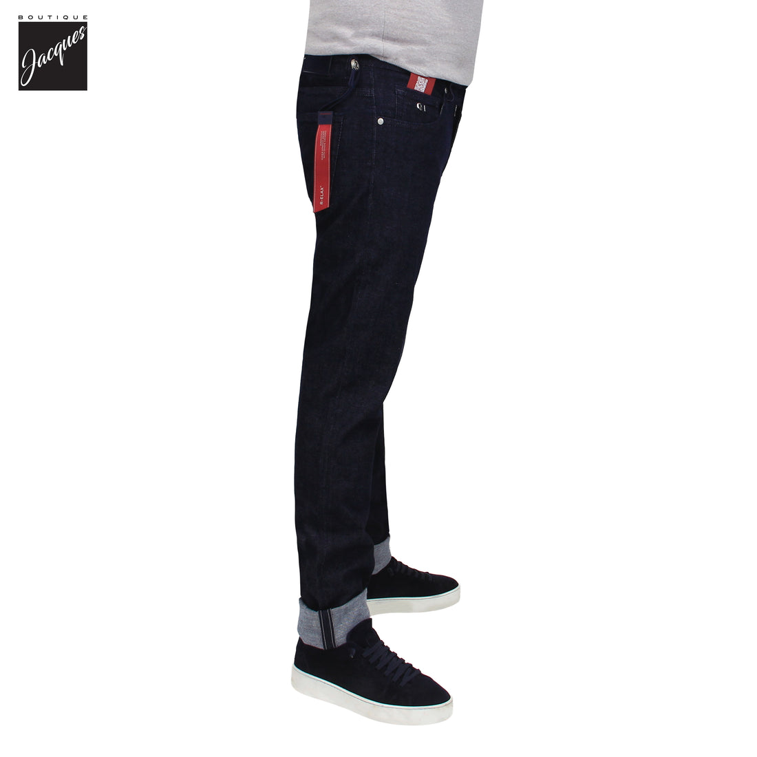 Blue Raw R-Elax Leonardo Slim Fit Super-Stretch Denim - TRAMAROSSA