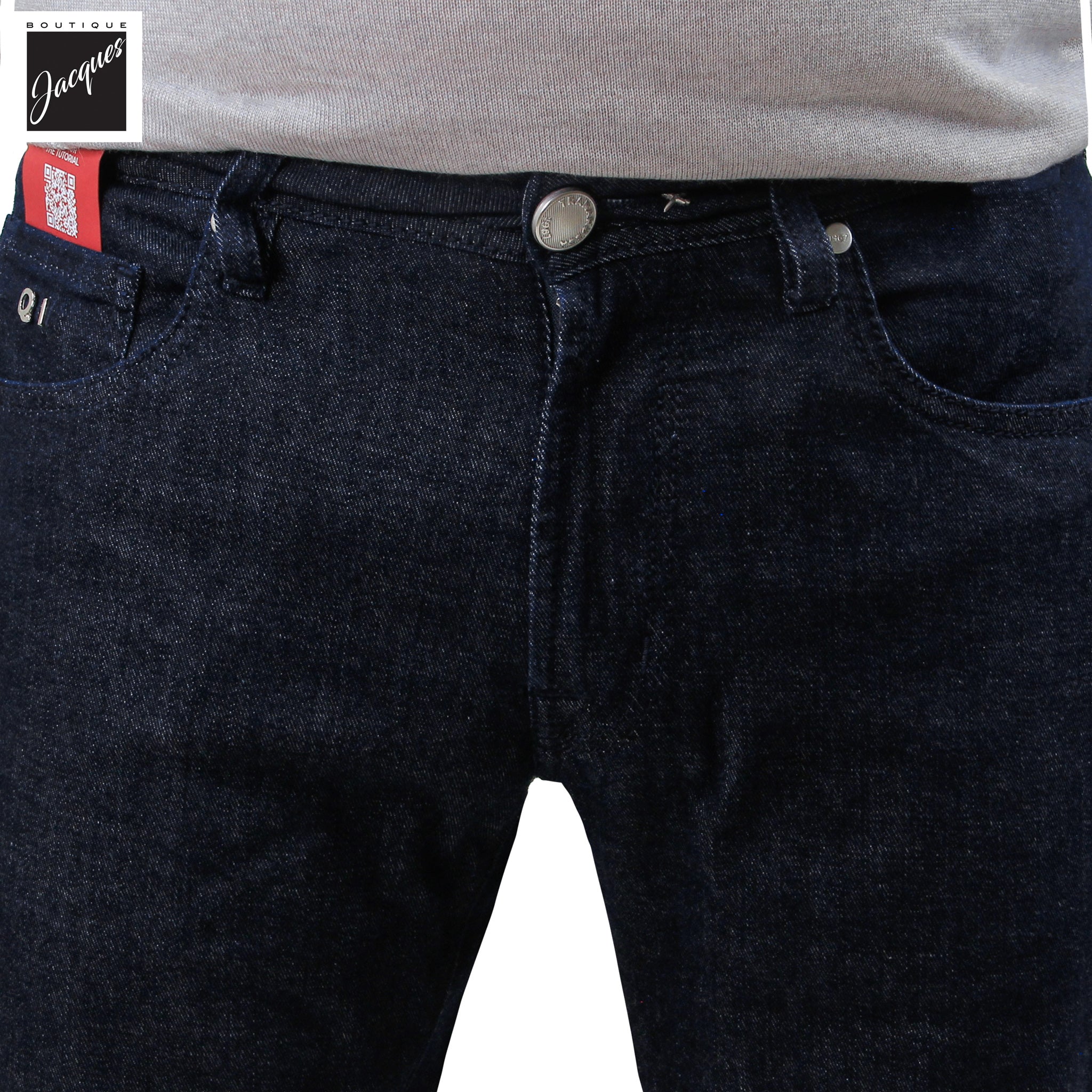 Blue Raw R-Elax Leonardo Slim Fit Super-Stretch Denim - TRAMAROSSA