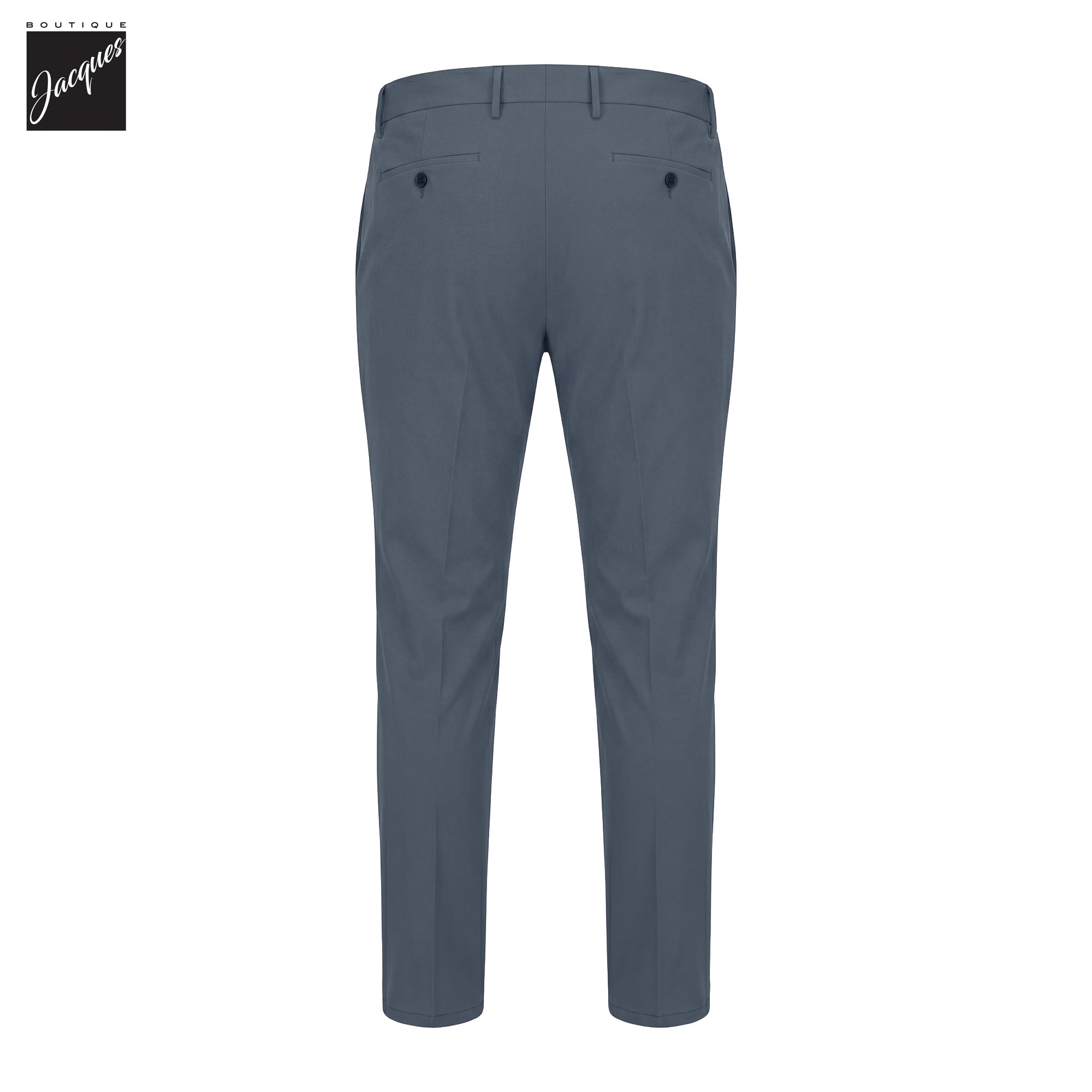 Azure Blue Technical-Stretch Vulcano Elax Travel Trousers - Berwich