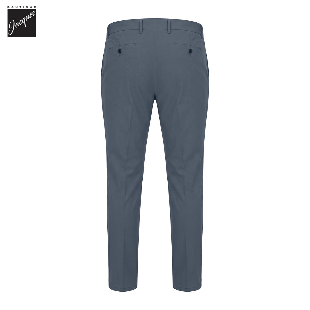 Azure Blue Technical-Stretch Vulcano Elax Travel Trousers - Berwich