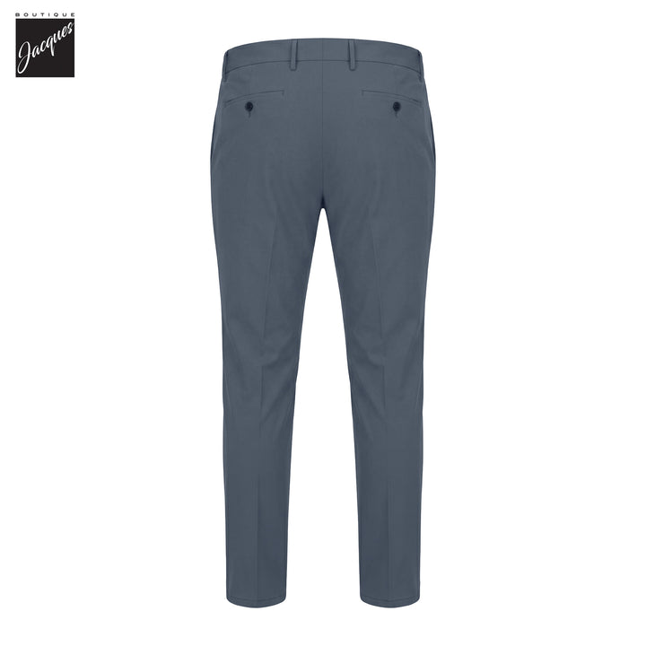 Azure Blue Technical-Stretch Vulcano Elax Travel Trousers - Berwich