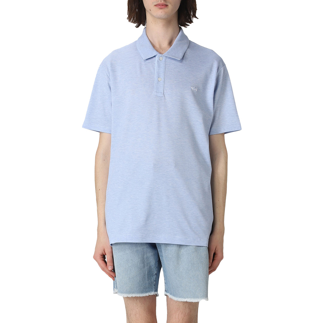 Organic Cotton Dusty Blue Polo - Paul & Shark