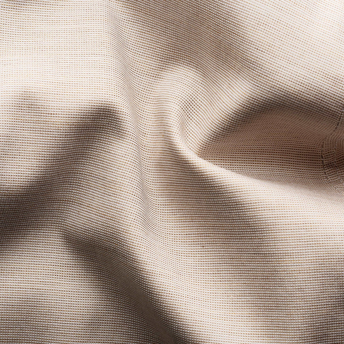 Beige Semi-Solid Signature Oxford Slim Fit Shirt - ETON