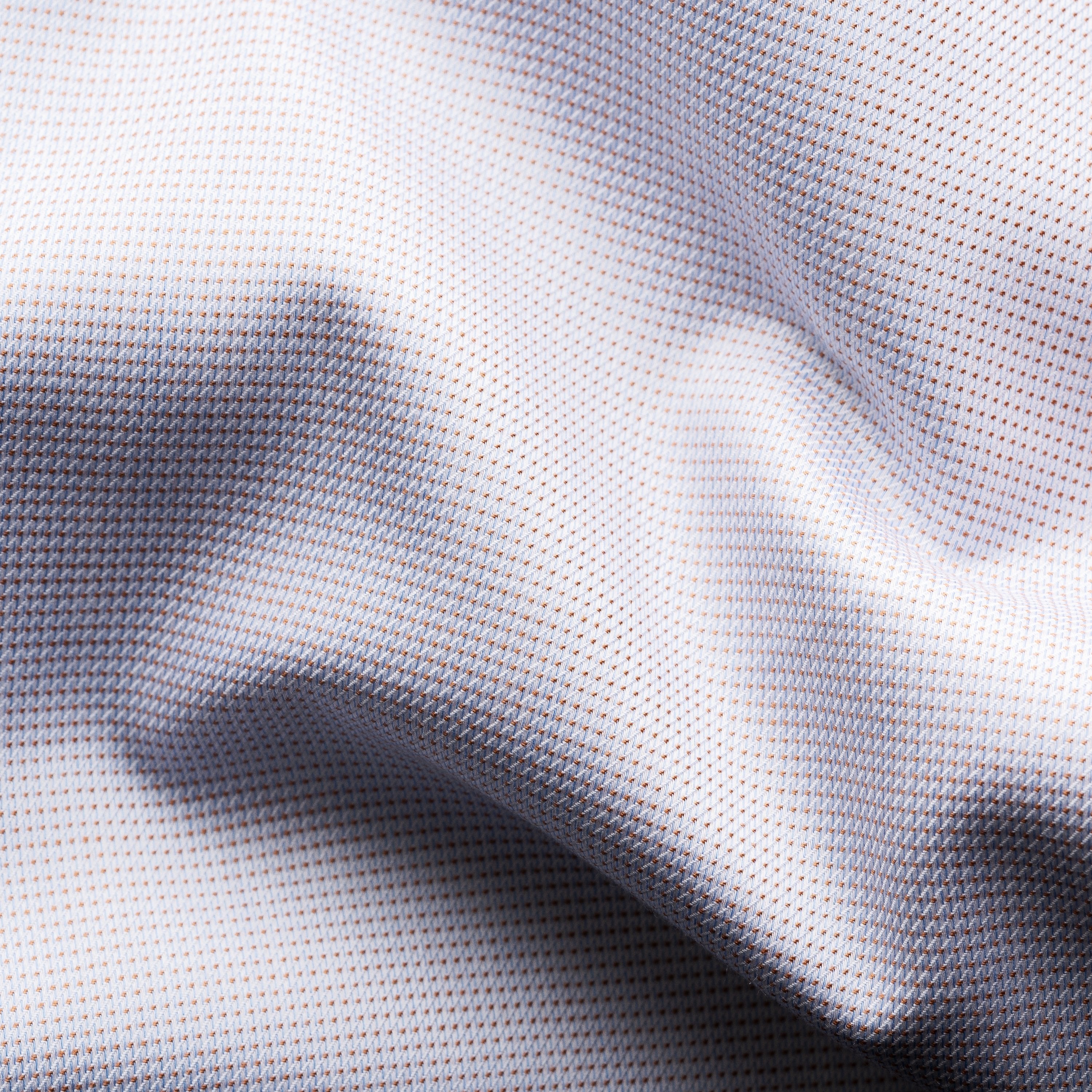 Pale Beige Semi Solid Cotton Tencel™ Lyocell Contemporary Fit Shirt - ETON