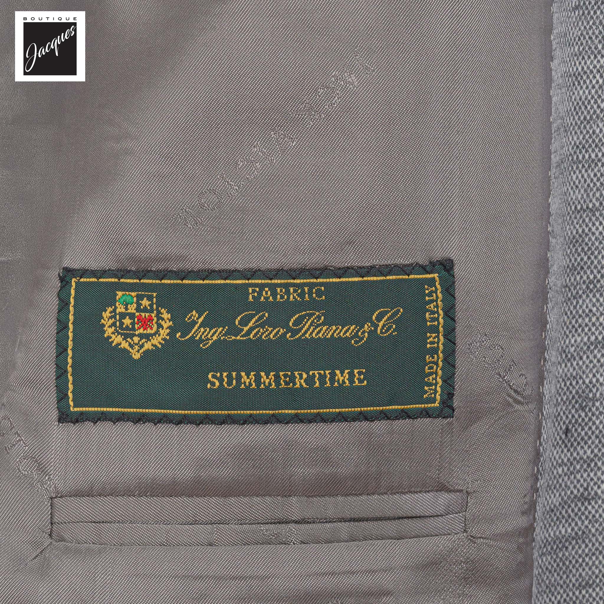 Gray Mélange Linen/Wool/Silk Hartford Contemporary Fit Sport Jacket - Jack Victor