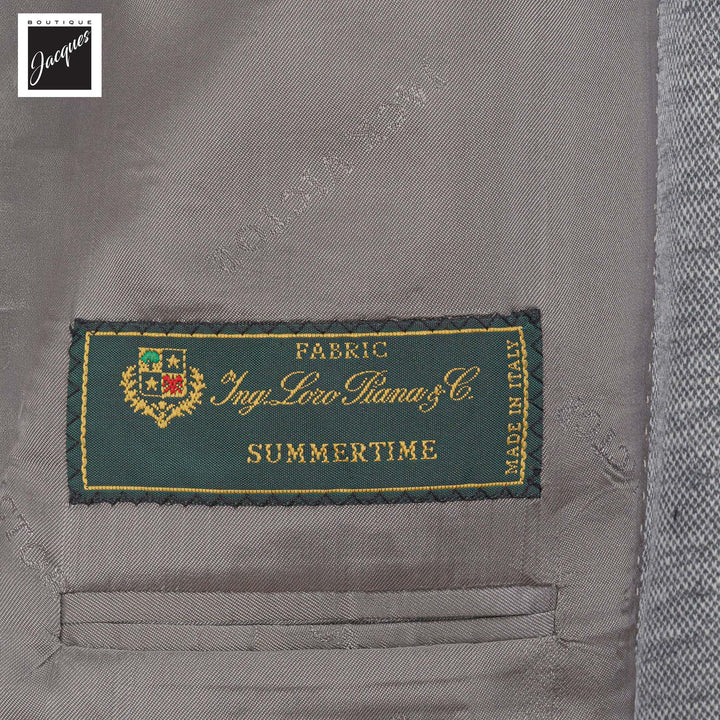 Gray Mélange Linen/Wool/Silk Hartford Contemporary Fit Sport Jacket - Jack Victor