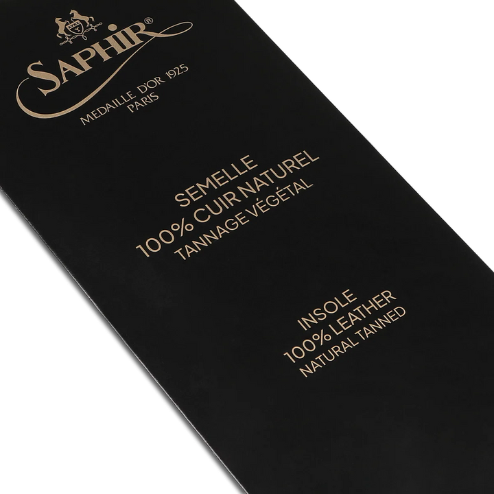 Medaille d'Or 1925 Natural Tanned Leather Insoles - Saphir - Boutique Jacques International