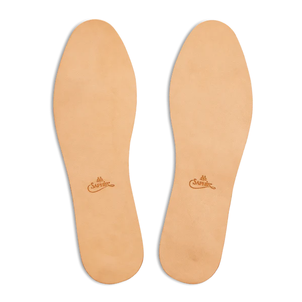 Medaille d'Or 1925 Natural Tanned Leather Insoles - Saphir - Boutique Jacques International