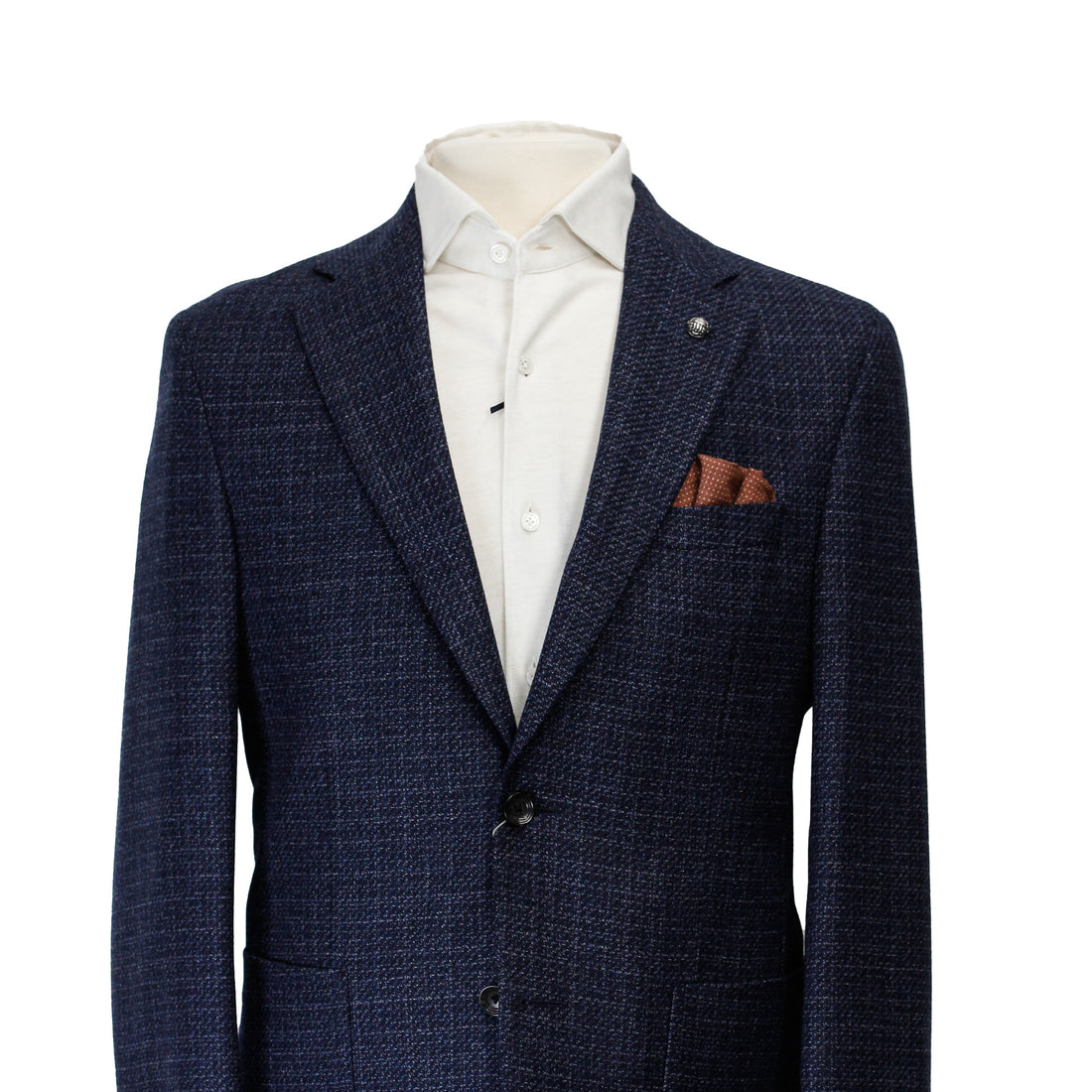 Blue Mélange Morton Contemporary Fit Wool Sport Jacket - Jack Victor