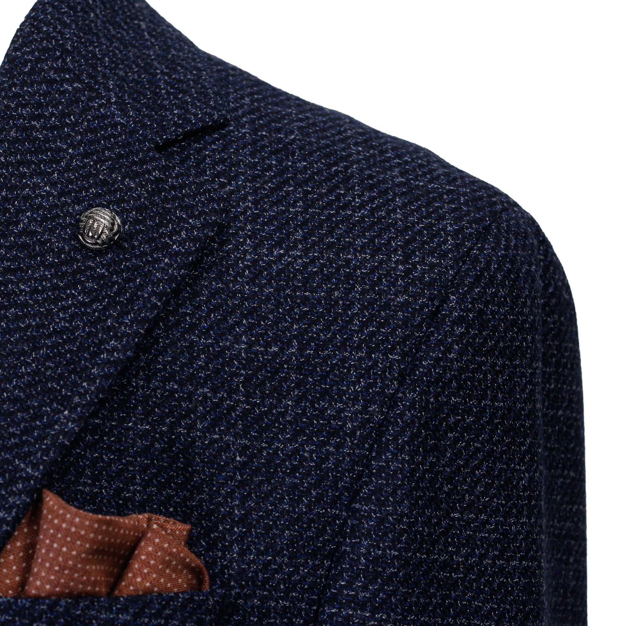 Blue Mélange Morton Contemporary Fit Wool Sport Jacket - Jack Victor