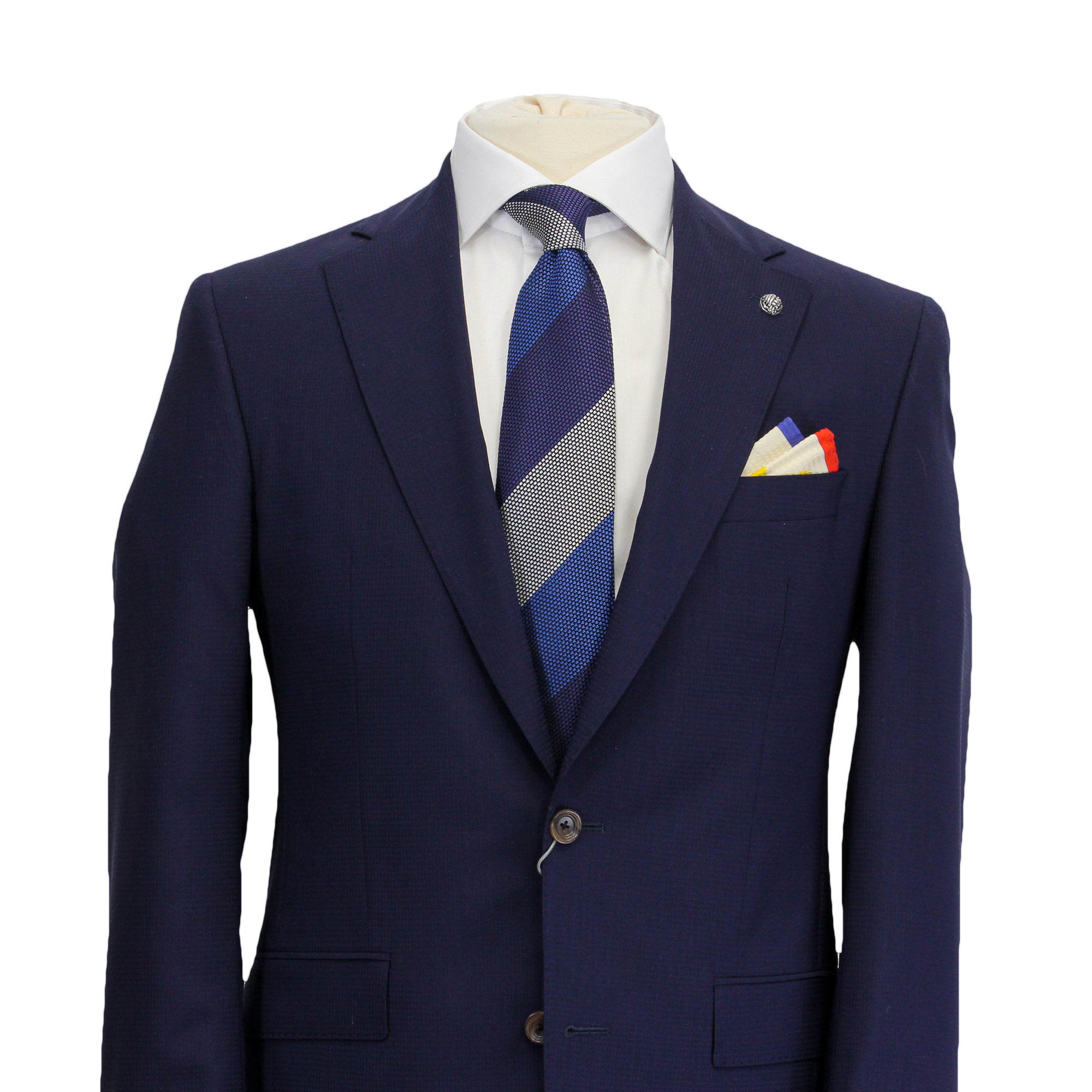 Blue Neat Esprit Modern Fit Wool Suit - Jack Victor - Boutique Jacques International