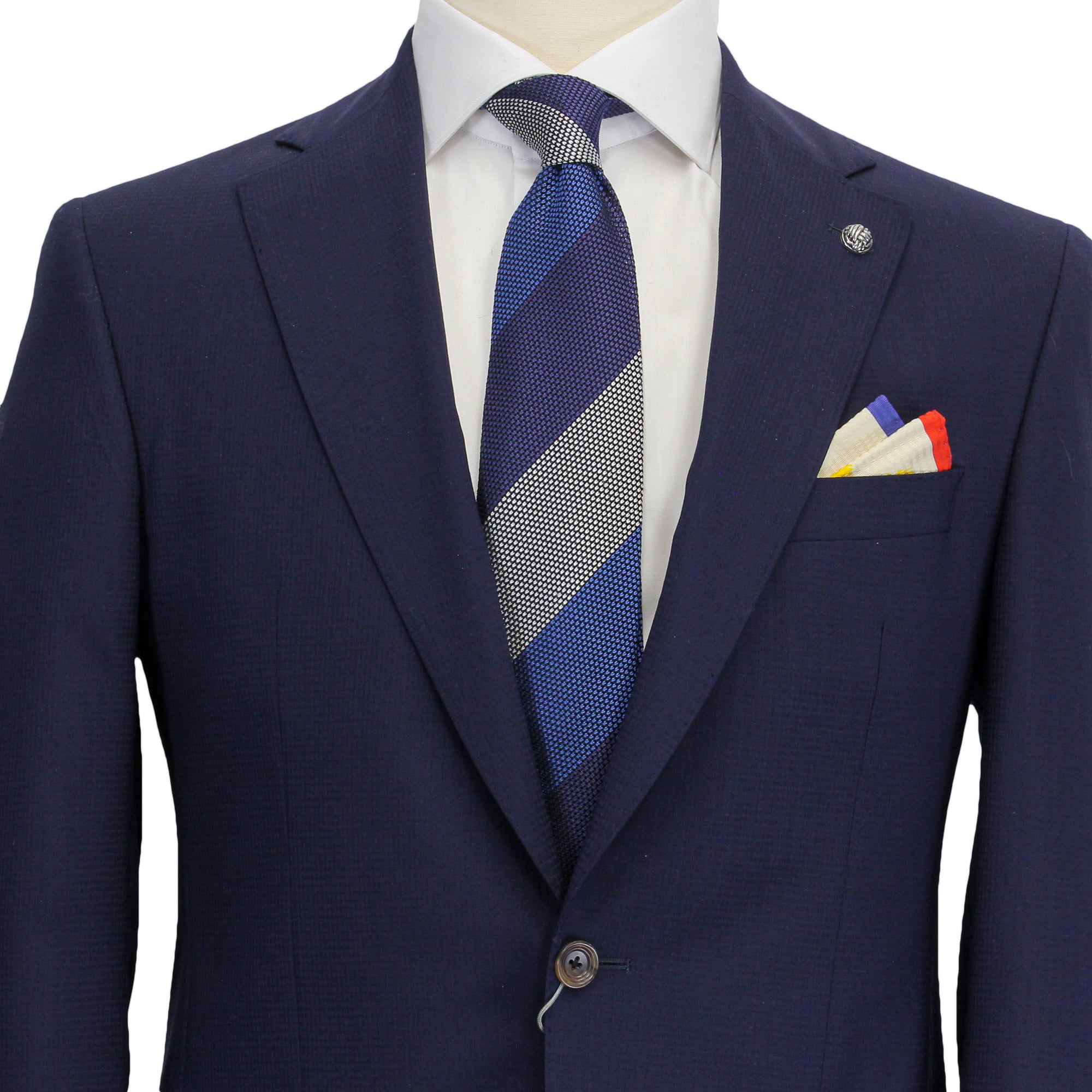 Blue Neat Esprit Modern Fit Wool Suit - Jack Victor - Boutique Jacques International