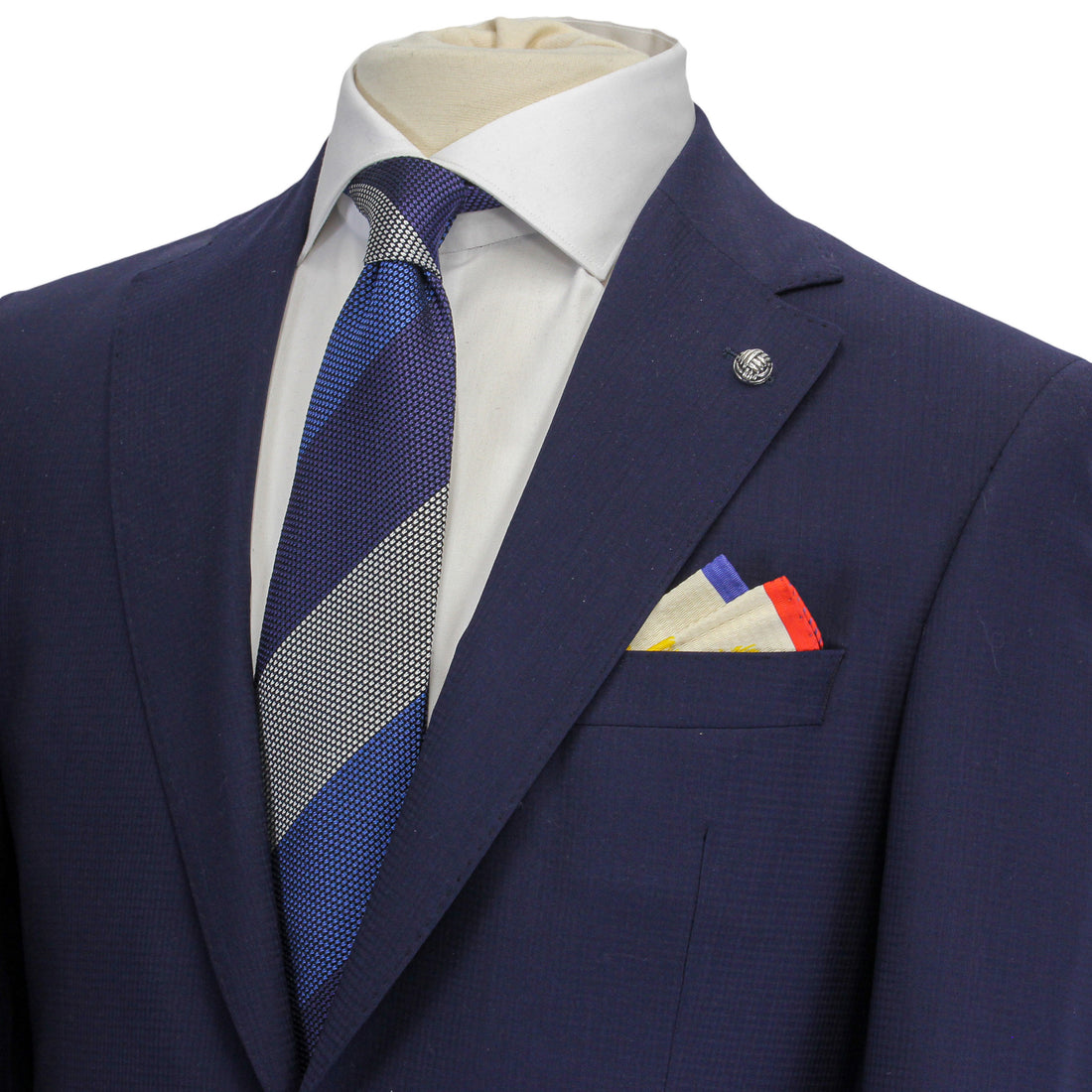 Blue Neat Esprit Modern Fit Wool Suit - Jack Victor - Boutique Jacques International