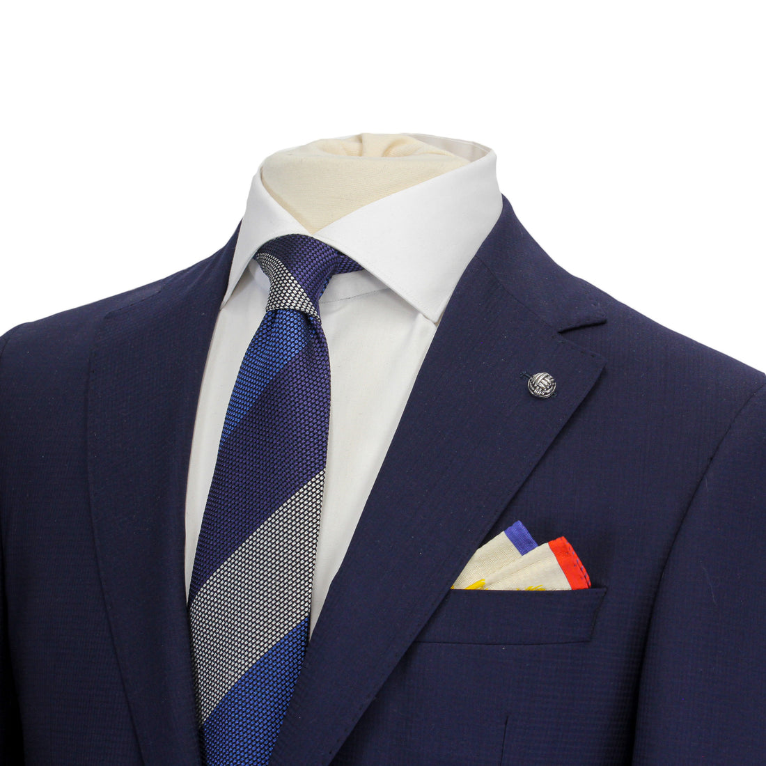 Blue Neat Esprit Modern Fit Wool Suit - Jack Victor - Boutique Jacques International