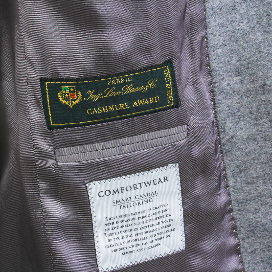 Gray Knitted Cashmere-Award Darwin Contemporary Knit Sport Jacket - Jack Victor