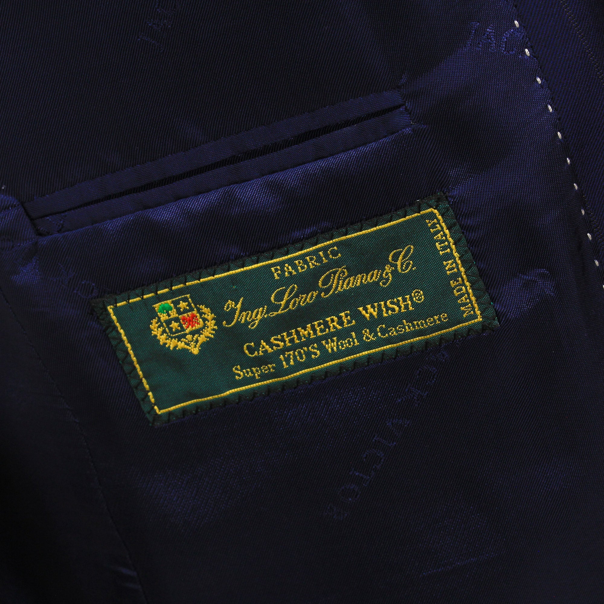 Blue Striped Loro Piana Super 170's Wool-Cashmere Modern Fit Suit - Jack Victor 1913