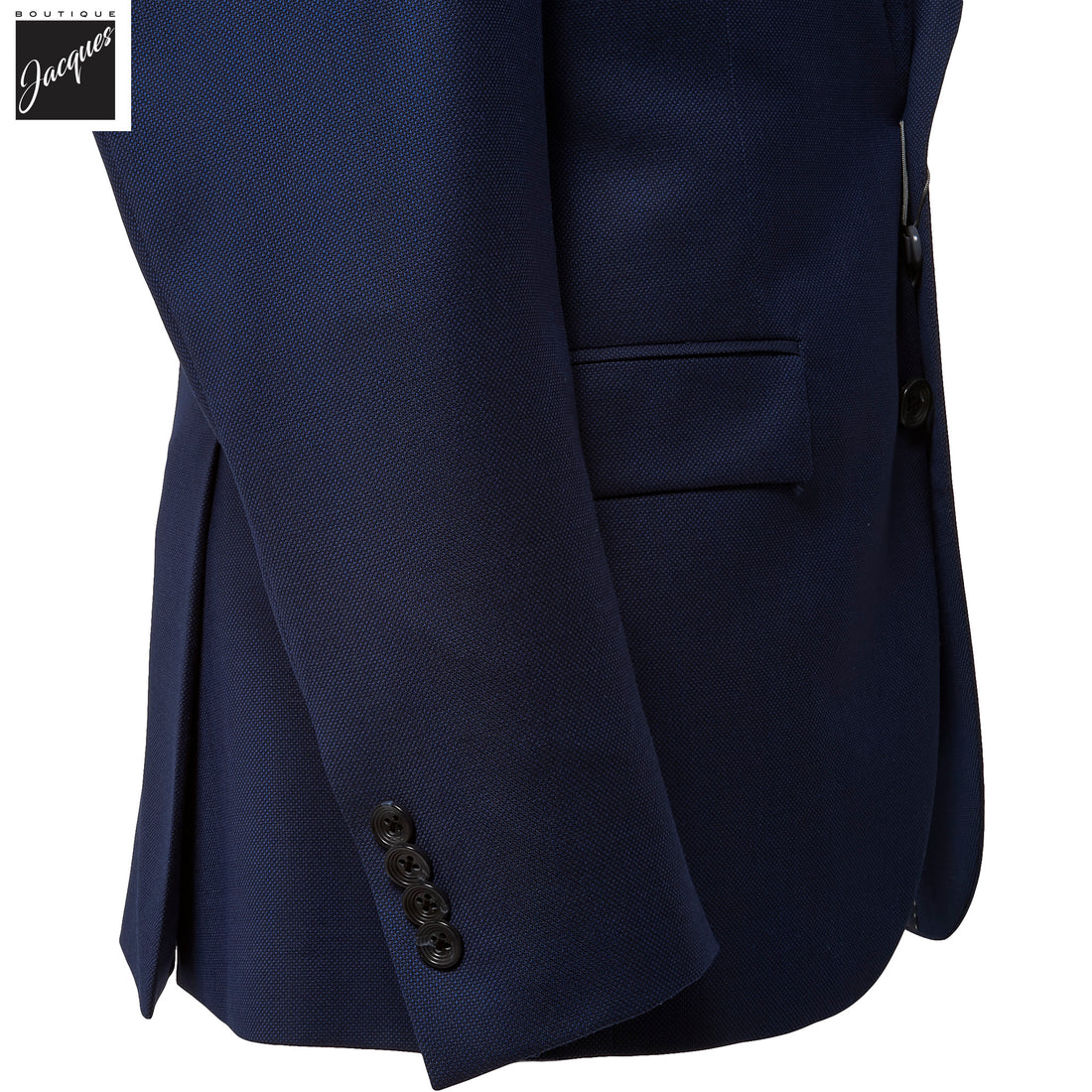 Royal Blue Birdseye Esprit Modern Fit Super 100s Wool Suit - Jack Victor - Boutique Jacques International