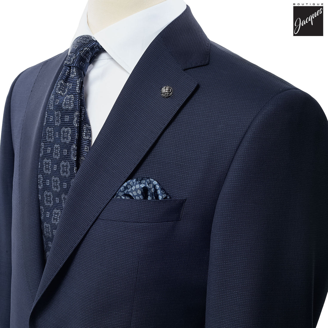 Blue Neat Esprit Modern Fit Esprit Wool Suit - Jack Victor