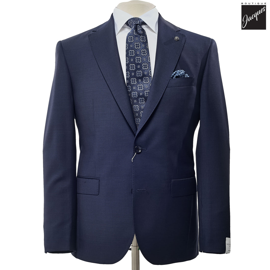 Blue Neat Esprit Modern Fit Esprit Wool Suit - Jack Victor