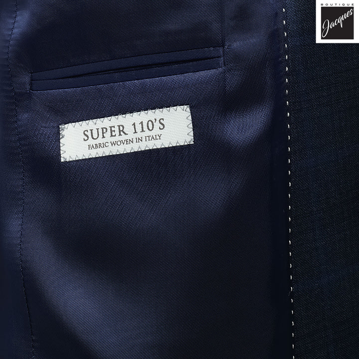Blue Check Esprit Modern Fit Esprit Wool Suit - Jack Victor - Boutique Jacques International