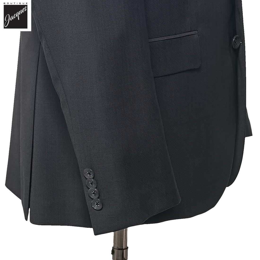 Charcoal Gray Solid Wool Esprit Modern Fit Suit - Jack Victor