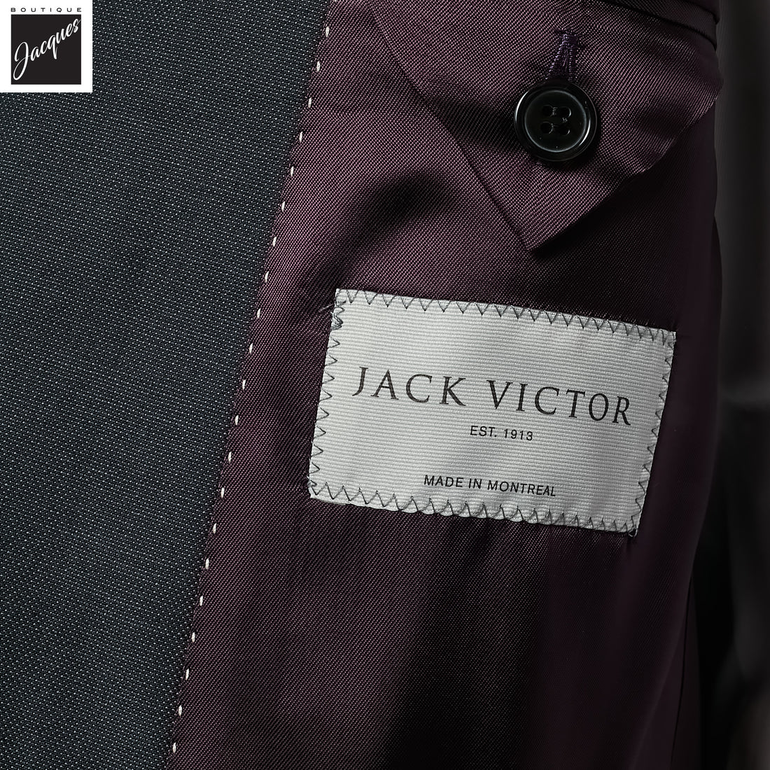 Charcoal Gray Solid Wool Esprit Modern Fit Suit - Jack Victor