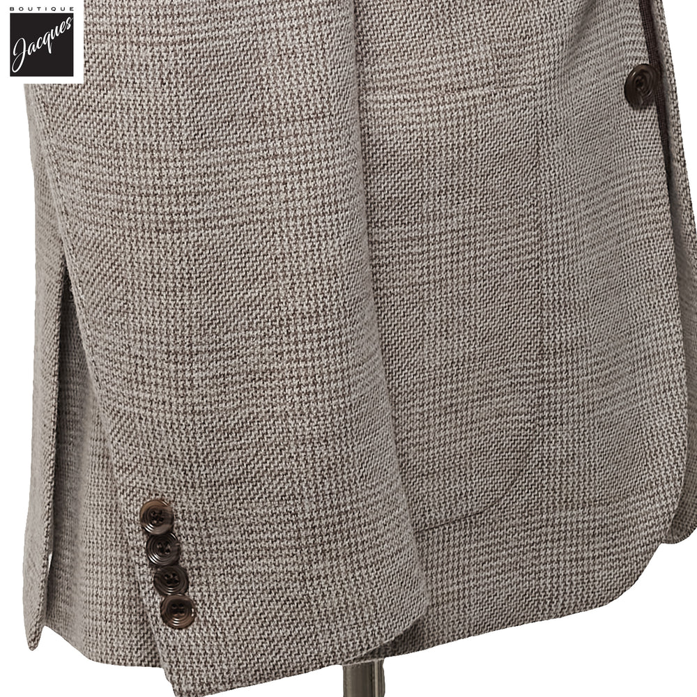Brown Wool-Knit Hampton Contemporary Fit Sport Jacket - Jack Victor