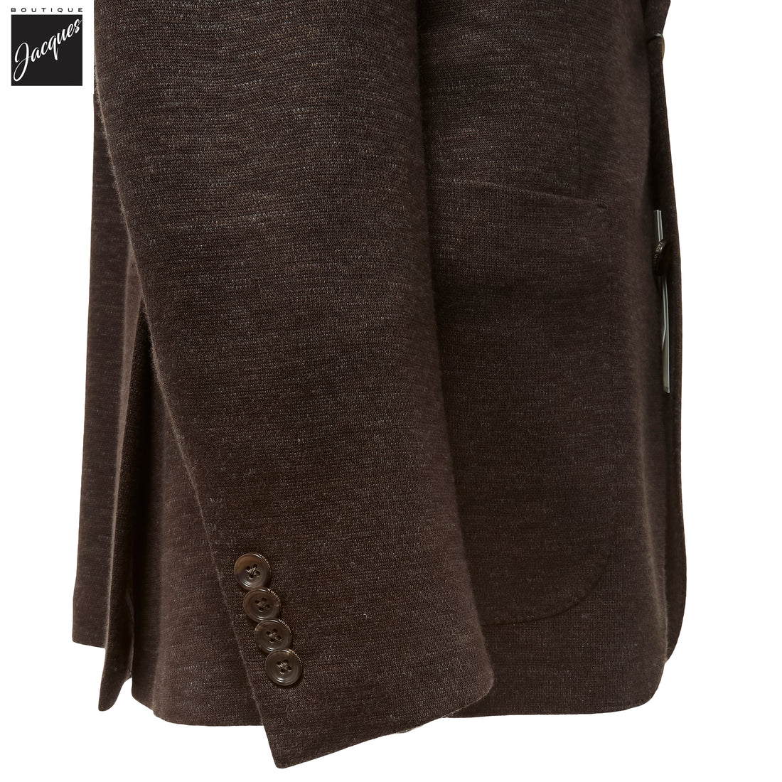 Brown Mélange Loro Piana Silk Air Hartford Contemporary Fit Sport Jacket - Jack Victor - Boutique Jacques International