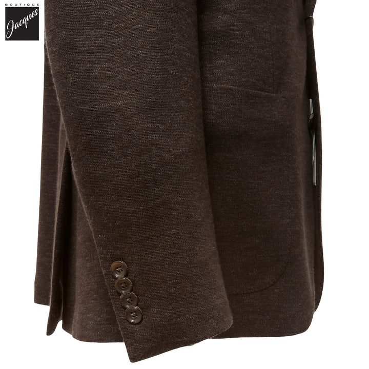 Brown Mélange Loro Piana Silk Air Hartford Contemporary Fit Sport Jacket - Jack Victor - Boutique Jacques International
