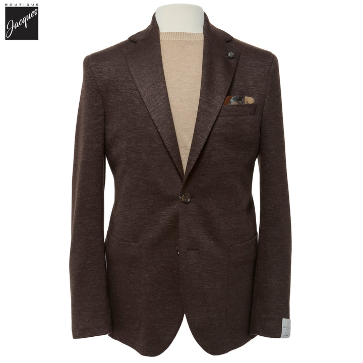 Brown Mélange Loro Piana Silk Air Hartford Contemporary Fit Sport Jacket - Jack Victor - Boutique Jacques International