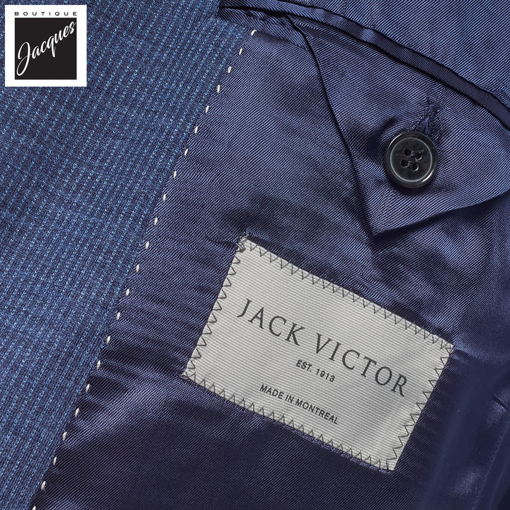Blue Micro-Stripe Hartford Knit Suit - Jack Victor