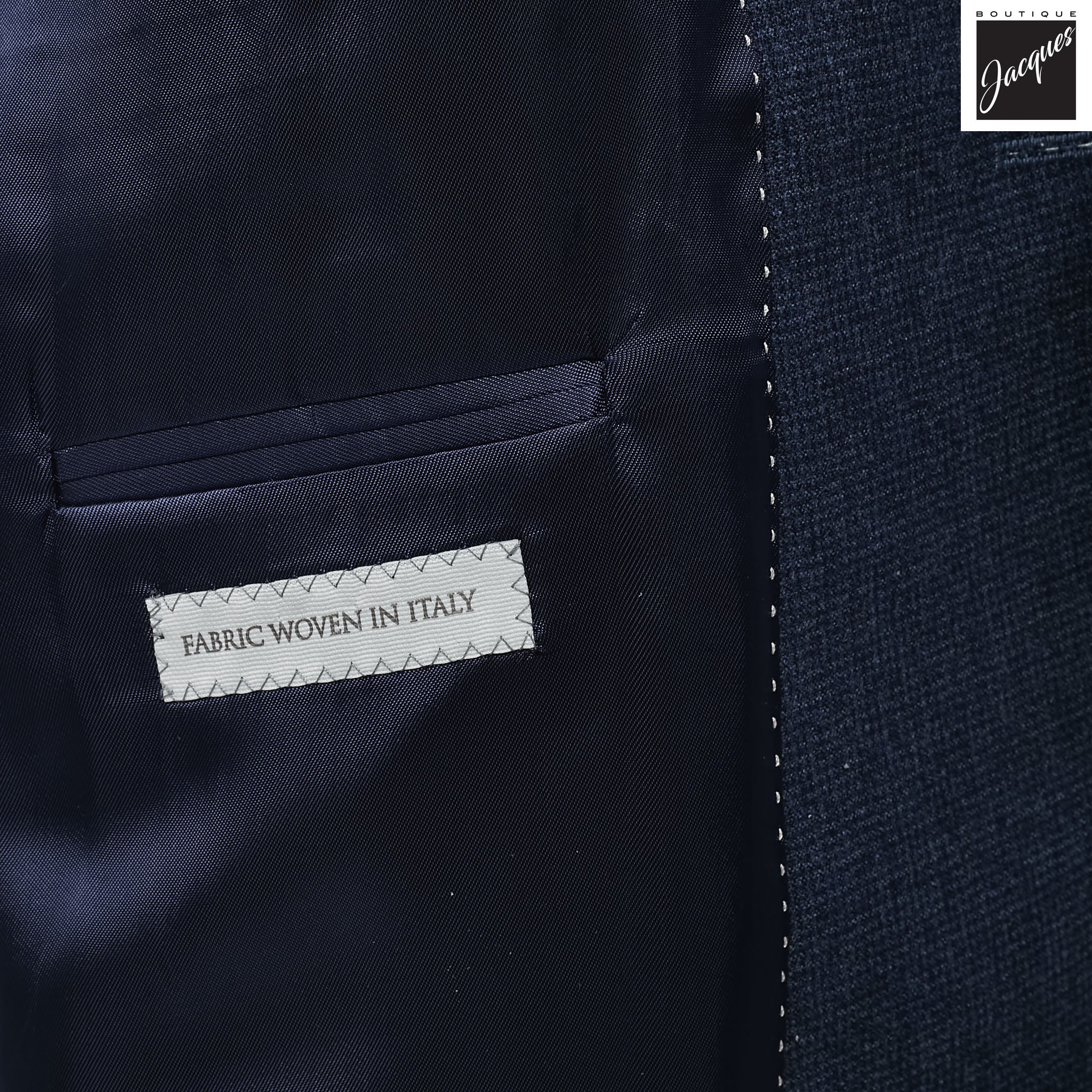 Blue Wool Cashmere Unconstructed Irving Contemporary Fit Wool Suit - Jack Victor