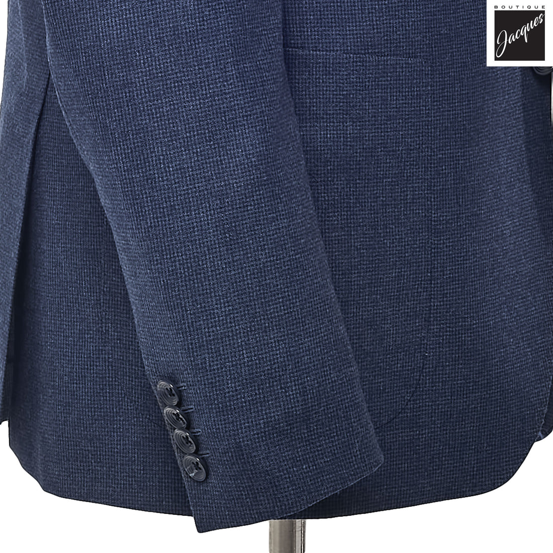 Blue Wool Cashmere Unconstructed Irving Contemporary Fit Wool Suit - Jack Victor