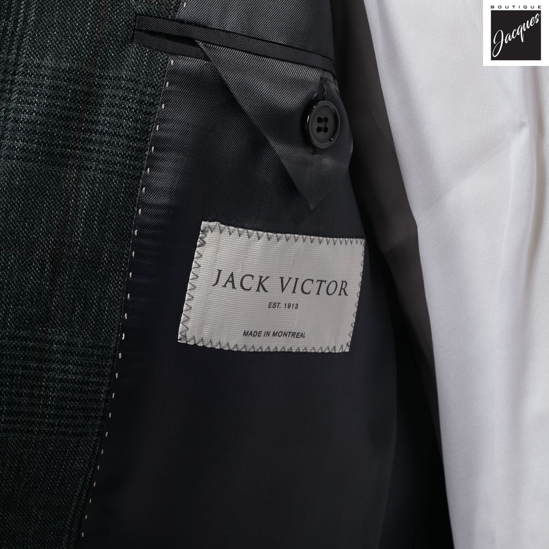 Green Prince of Wales Montana Contemporary Fit Wool Suit - Jack Victor