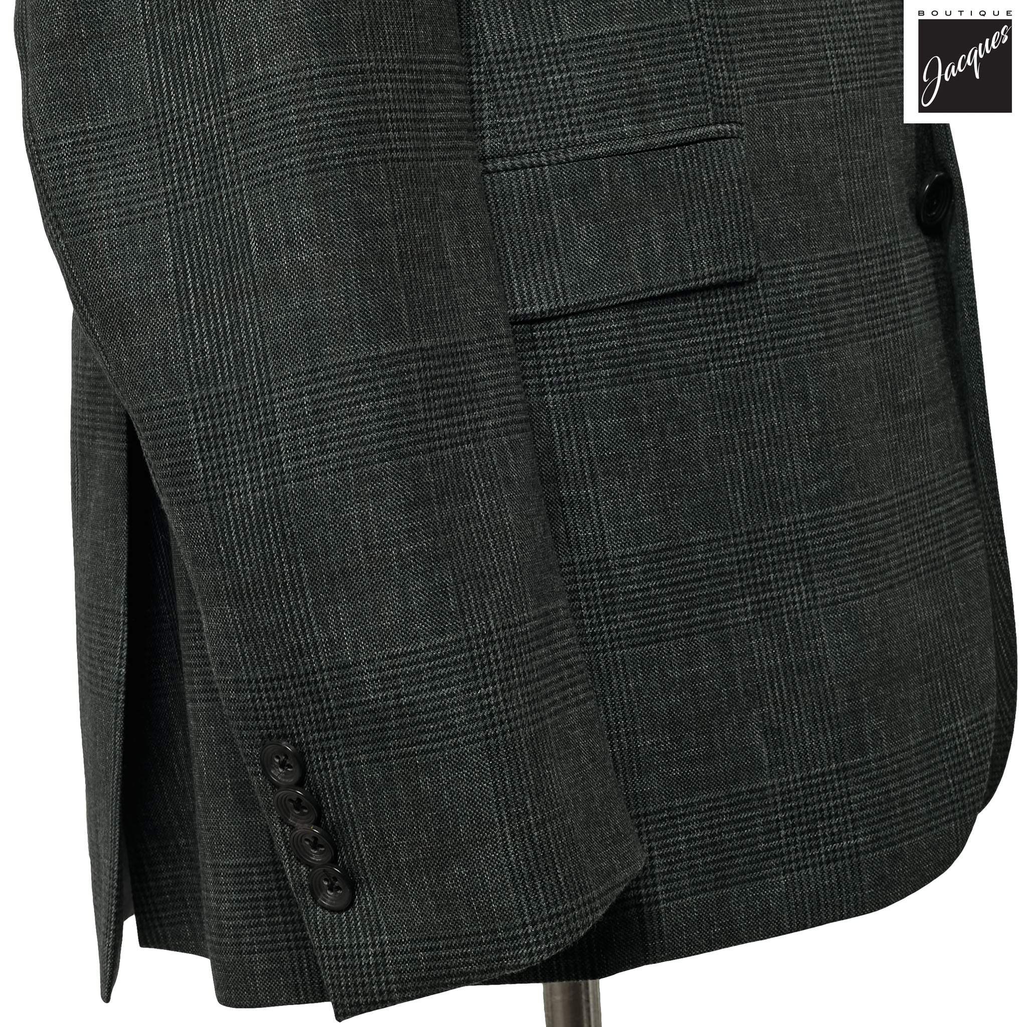 Green Prince of Wales Montana Contemporary Fit Wool Suit - Jack Victor