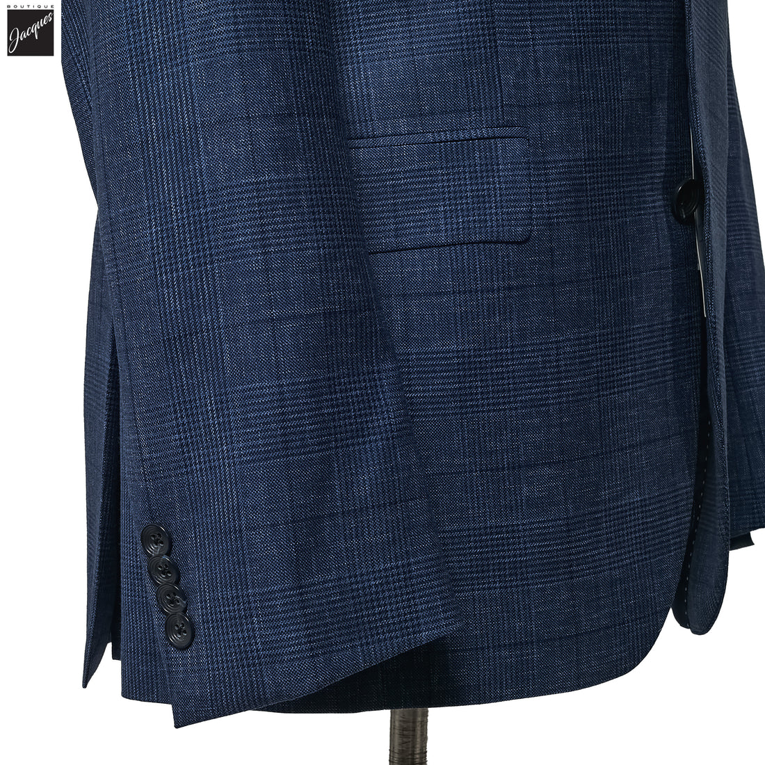 Blue Prince of Wales Montana Contemporary Fit Wool Suit - Jack Victor