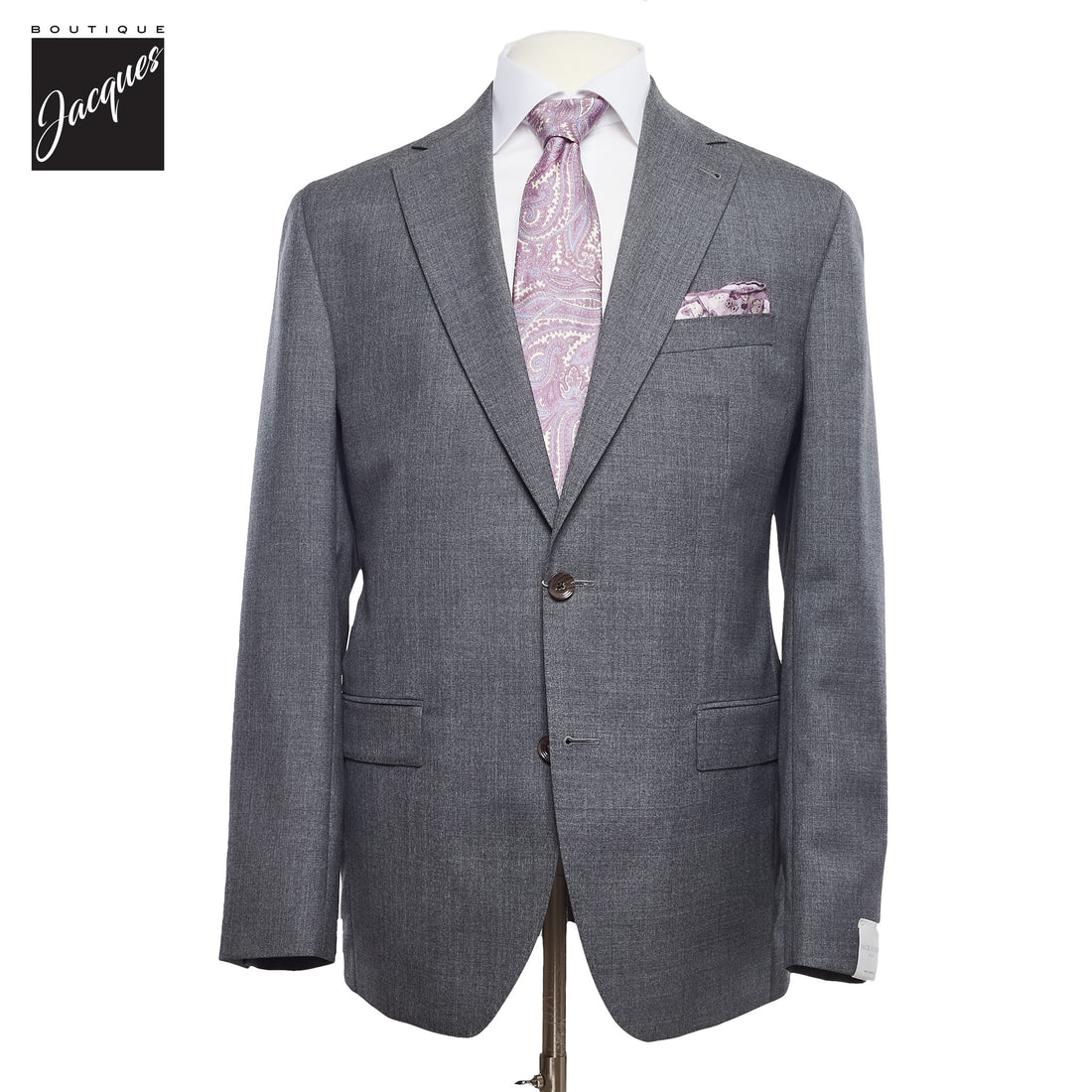 Gray Morton Contemporary Fit Unconstructed Suit - Jack Victor
