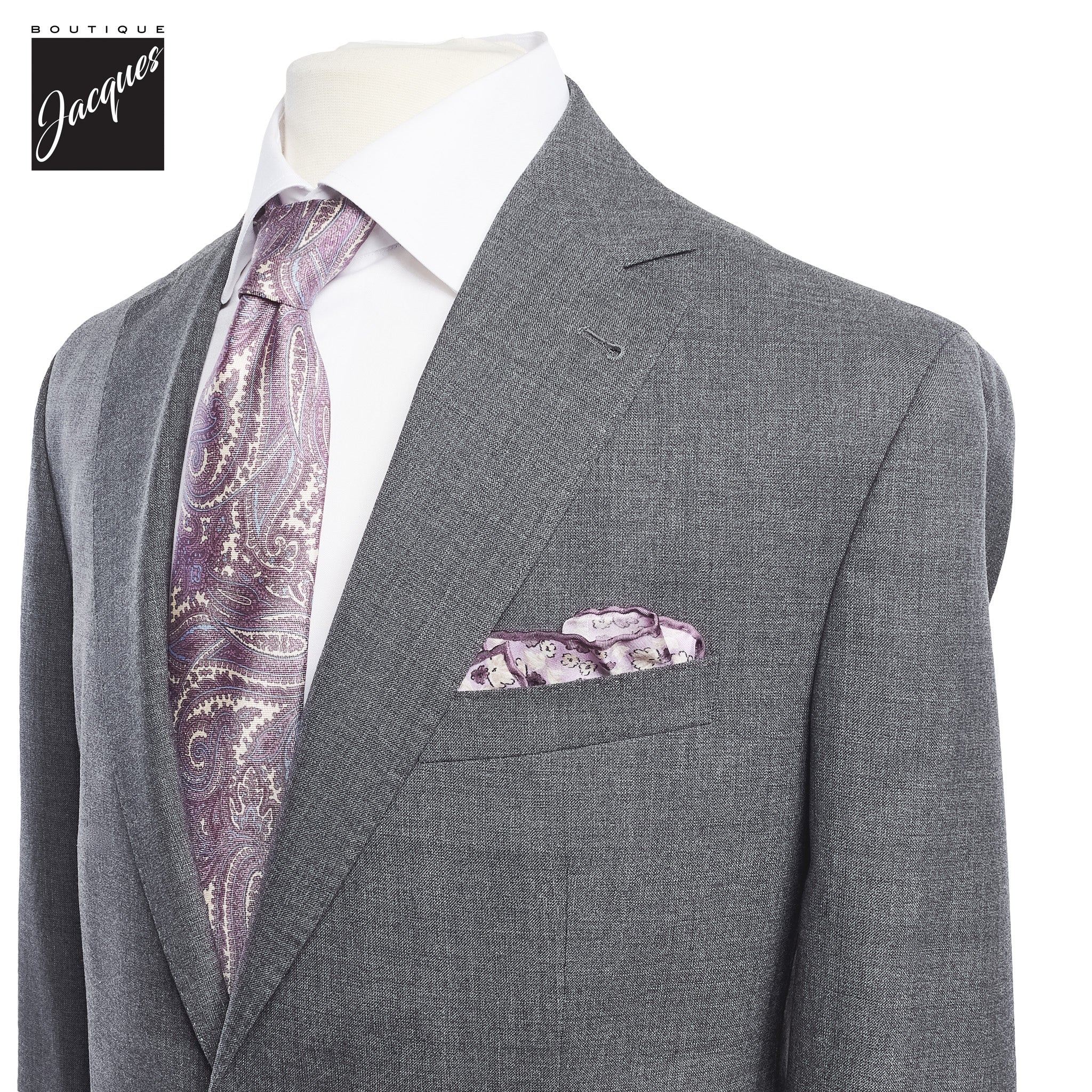 Gray Morton Contemporary Fit Unconstructed Suit - Jack Victor