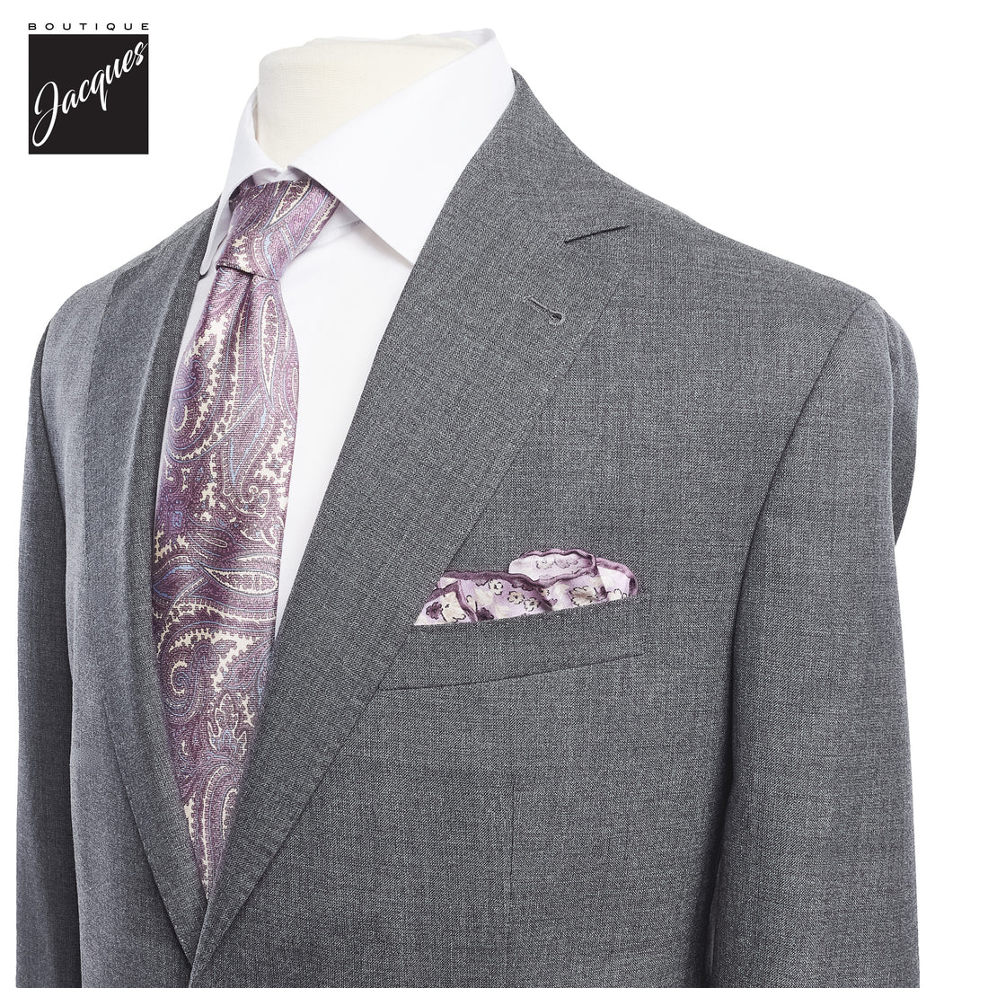 Gray Morton Contemporary Fit Unconstructed Suit - Jack Victor