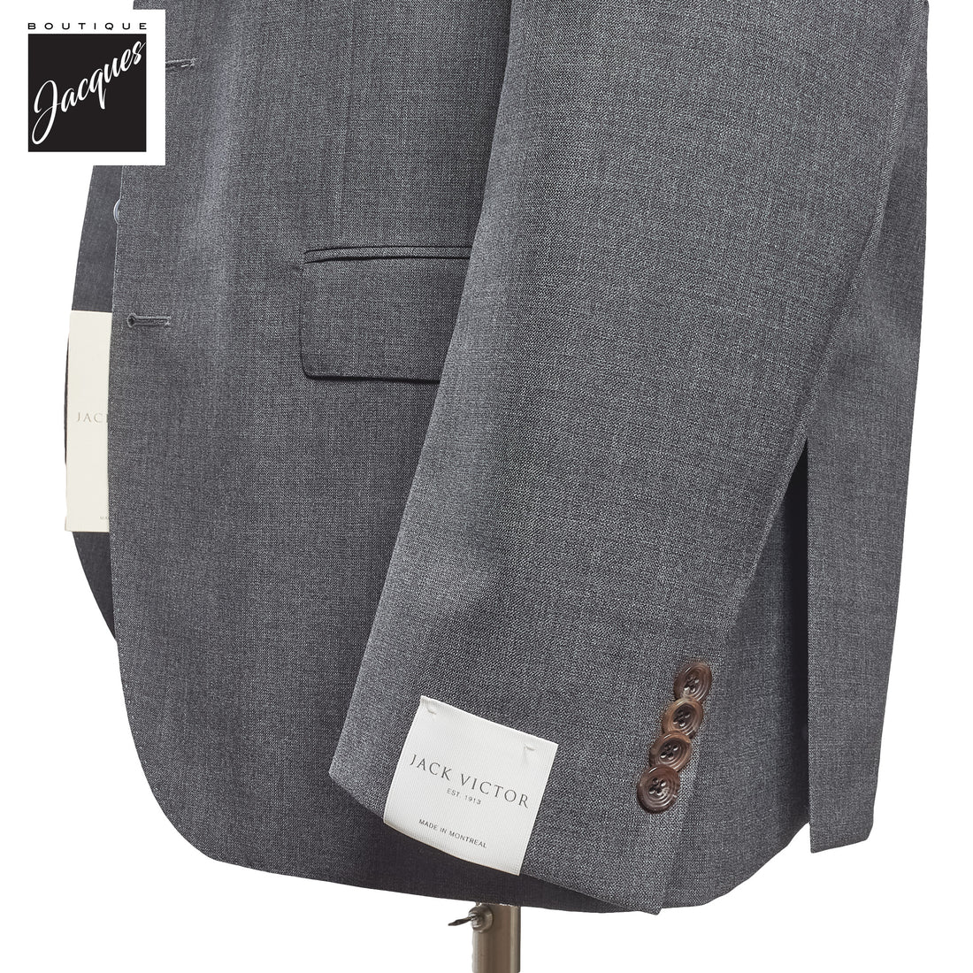 Gray Morton Contemporary Fit Unconstructed Suit - Jack Victor