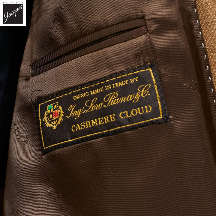 Camel Loro Piana Cashmere-Silk Myles Contemporary Fit Sport Jacket